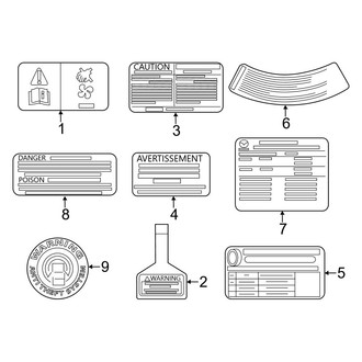 Mazda OE - Information Labels - Labels