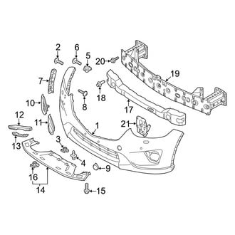 Mazda OE - Front Bumper & Grille - Bumper & Components