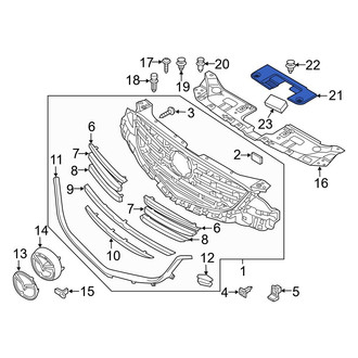 Mazda OE - Radiator Support Access Cover Cap