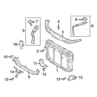 Mazda OE - Radiator Support