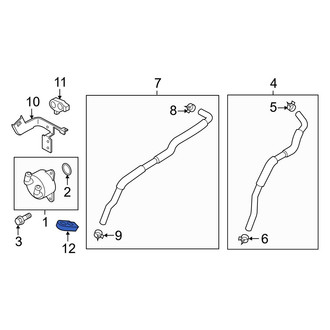 Mazda OE - Lower Radiator Coolant Hose Clip