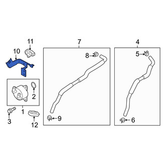Mazda OE - Radiator Coolant Hose Bracket
