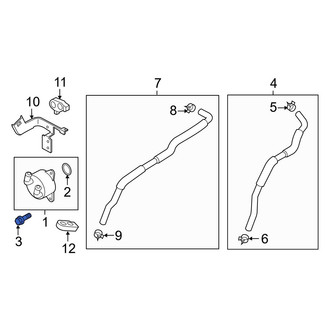 Mazda OE - Automatic Transmission Oil Cooler Bolt