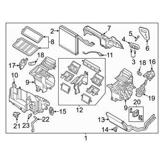 Mazda OE - HVAC Unit Case Assembly