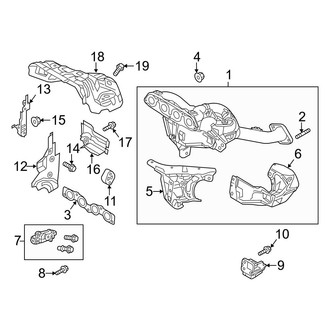 Mazda OE - Exhaust System - Manifold (2.5L)