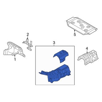 Mazda OE - Rear Floor Pan Heat Shield