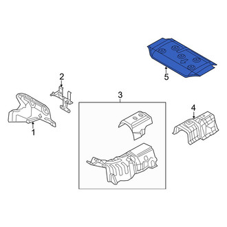 Mazda OE - Rear Floor Pan Heat Shield