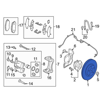 Mazda OE - Front Disc Brake Rotor