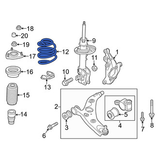 Mazda OE - Rear Coil Spring