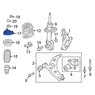Mazda OE - Front Suspension Strut Mount