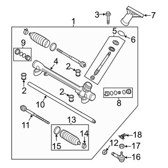 Mazda OE - Steering Gear & Linkage