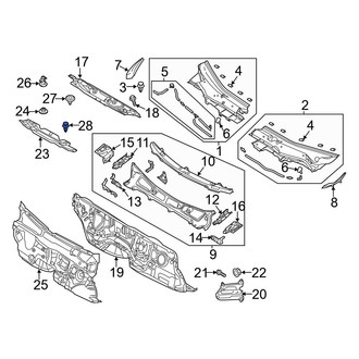 Mazda OE - Dashboard Panel Insulator Clip