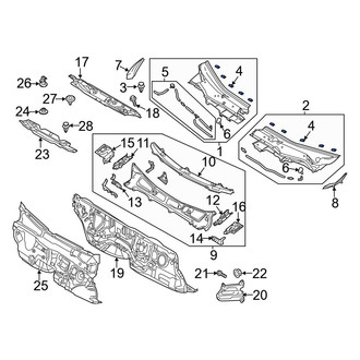 Mazda OE - Cowl Cover Insulator