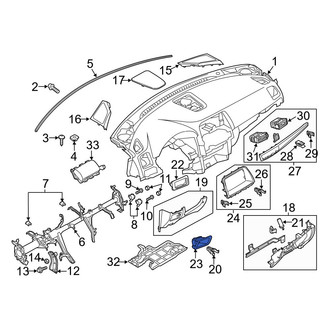 Mazda OE - Instrument Panel Storage Compartment