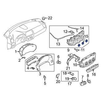 Mazda OE - HVAC Heater Control Knob Kit
