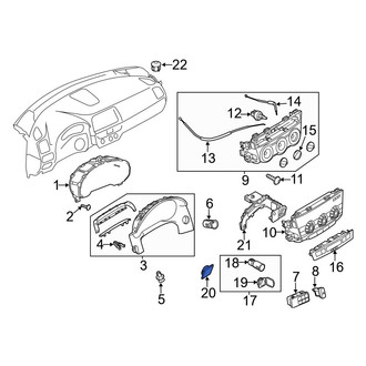 Mazda OE - Instrument Panel Cover