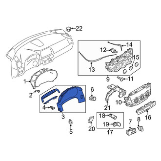 Mazda OE - Instrument Cluster Bezel