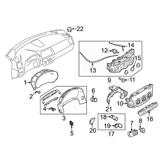 Mazda OE - Console Panel Clip