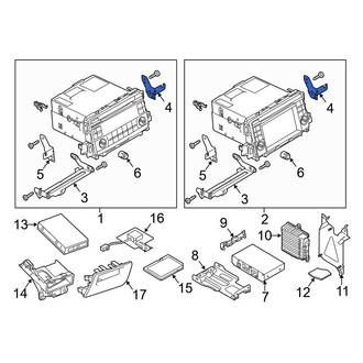 Mazda OE - Right GPS Navigation System Bracket