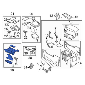Mazda OE - Console Cup Holder