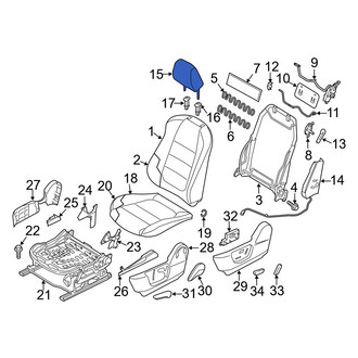 Mazda OE - Front Left Headrest