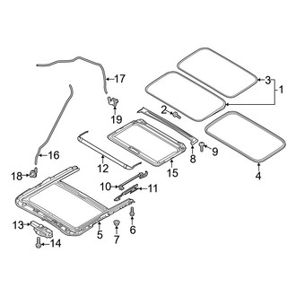 Mazda OE - Roof - Sunroof (With Sunroof)