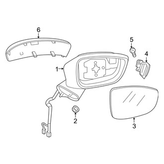 Mazda OE - Front Door - Outside Mirrors
