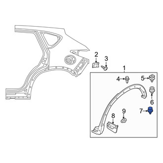 Mazda OE - Wheel Arch Molding Clip