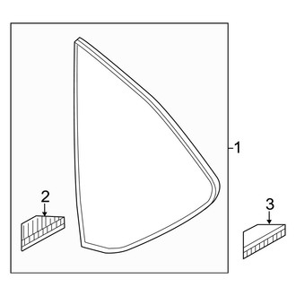 Mazda OE - Quarter Panel - Glass
