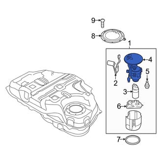 Mazda OE - Upper Fuel Pump Filter