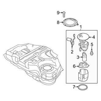 Mazda OE - Fuel System - Fuel Pump (FWD)