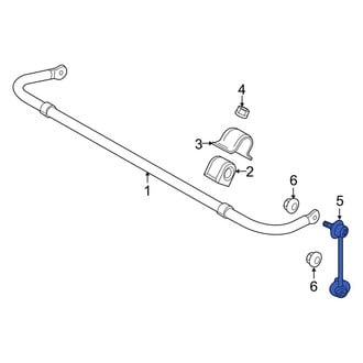 Mazda OE - Rear Left Suspension Stabilizer Bar Link