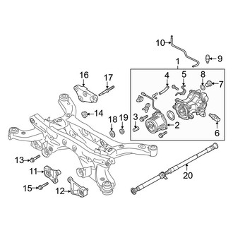 Mazda OE - Rear Suspension - Axle & Differential (AWD)
