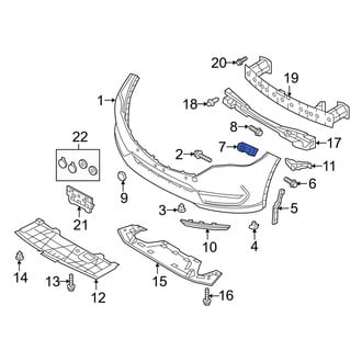 Mazda OE - Front Left Bumper Cover Bracket