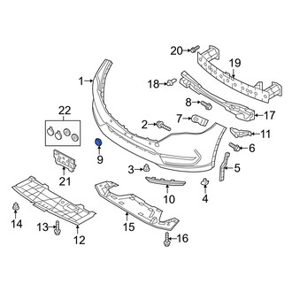 Mazda OE - Front Tow Eye Cap