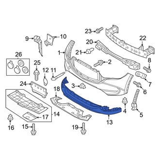 Mazda OE - Front Lower Bumper Cover