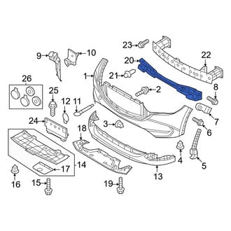Mazda OE - Front Bumper Impact Absorber