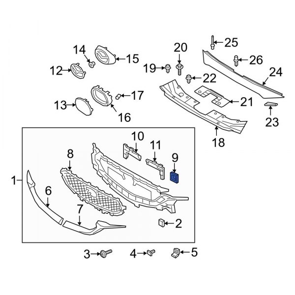 Grille Bracket