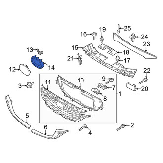 Mazda OE - Grille Emblem Bracket