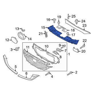 Mazda OE - Front Radiator Support Access Cover