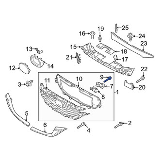 Mazda OE - Grille Screw