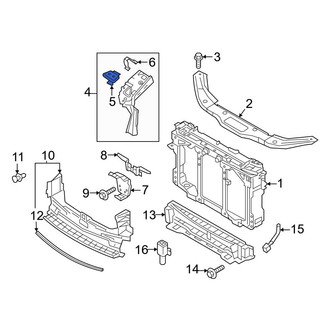 Mazda OE - Front Right Radiator Support Panel Reinforcement