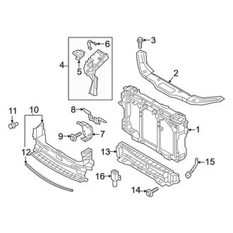 Mazda OE - Radiator Support