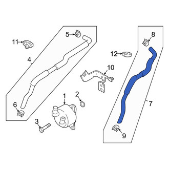 Mazda OE - Lower Radiator Coolant Hose