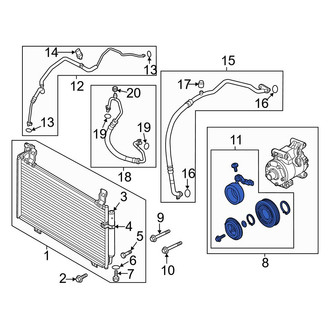 Mazda OE - A/C Compressor Clutch