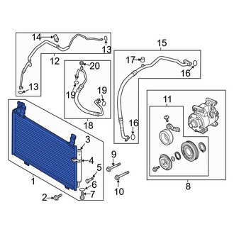 Mazda OE - A/C Condenser