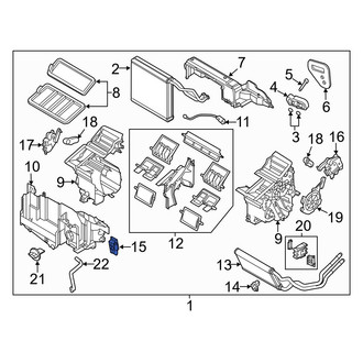 Mazda OE - HVAC Unit Case Cover
