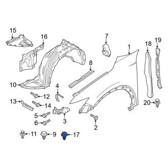 Mazda CX-5 Fender Support Braces & Hardware — CARiD.com