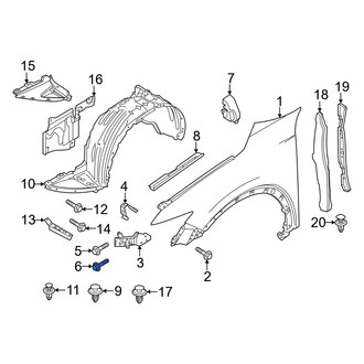 Mazda OE - Fender Support Bolt