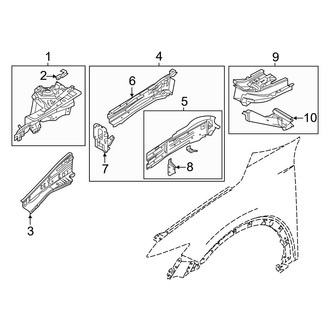 Mazda OE - Fender - Structural Components & Rails